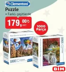 CLEMENTONİ PUZZLE ÇEŞİTLERİ 1000 PARÇA